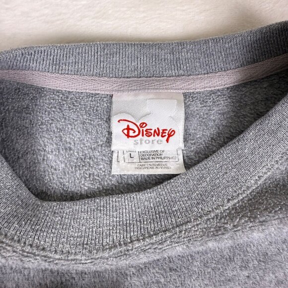 Vintage‎ Disney Tigger Graphic Gray Fleece Sweatshirt Womens Large - Picture 3 of 7